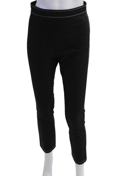 Theory Womens Cropped Ankle Pants Black Size 0