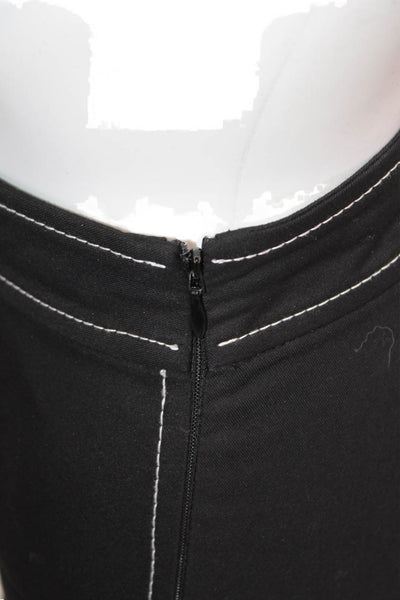 Theory Womens Cropped Ankle Pants Black Size 0