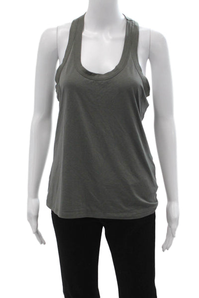 Athleta Womens Basic Dark Gray Sleeveless Tank Top Size M