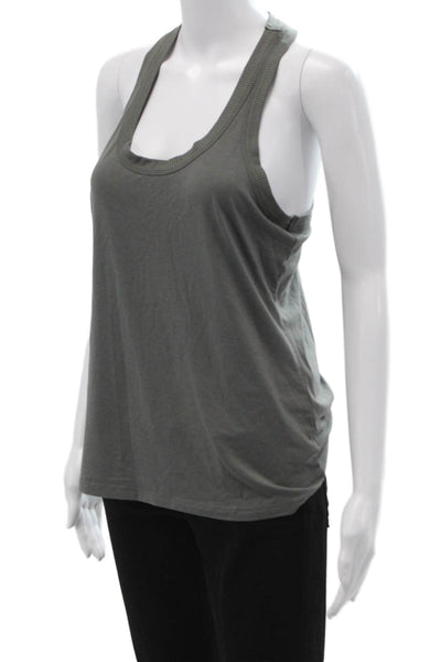 Athleta Womens Basic Dark Gray Sleeveless Tank Top Size M
