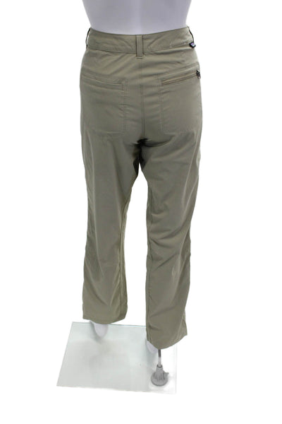Patagonia Womens Cargo Pants Beige Nylon Stretch Size 6