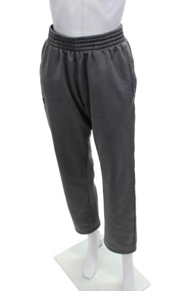 Under Armour Mens Sweatpants Dark Gray Polyester Size M