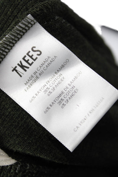 TKEES Unisex Biker Shorts Black Size 1
