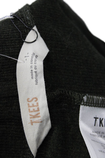TKEES Unisex Biker Shorts Black Size 1