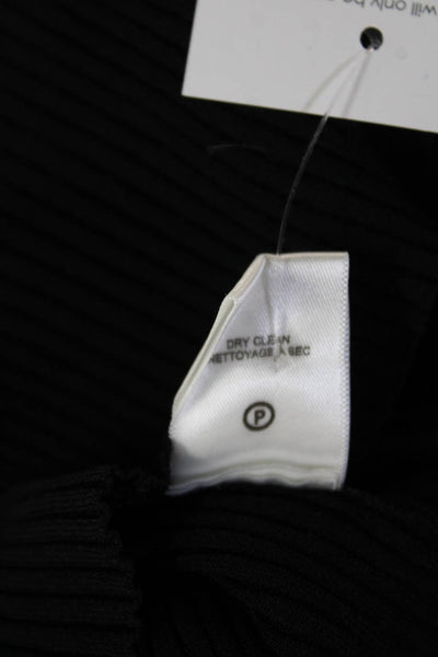 A.L.C. Womens Black V Neck Pullover Size M