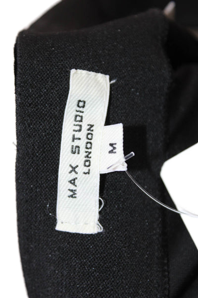 Max Studio Women Dress Pants Black 90% Polyester 10% Spandex Size M