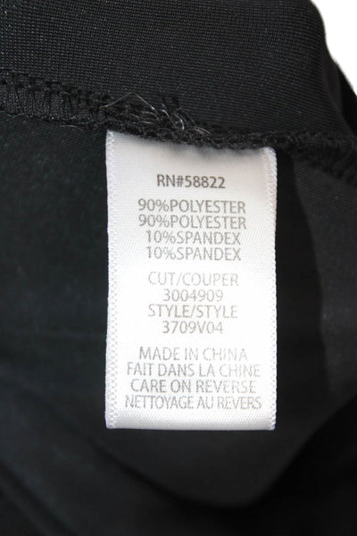 Max Studio Women Dress Pants Black 90% Polyester 10% Spandex Size M