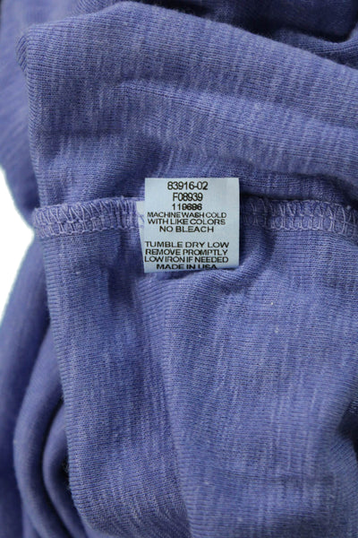 Michael Stars Womens Purple Basic Sleeveless Tank Supima Micro Modal Size One