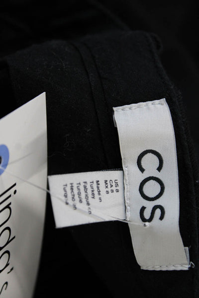 COS Unisex Cropped Ankle Pants Black Size 8