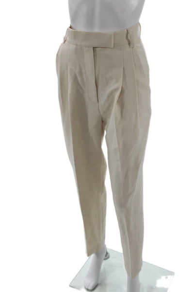 Pixie Market Womens Cropped Dress Pants Beige Size XS