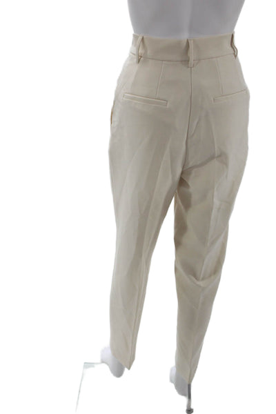 Pixie Market Womens Cropped Dress Pants Beige Size XS