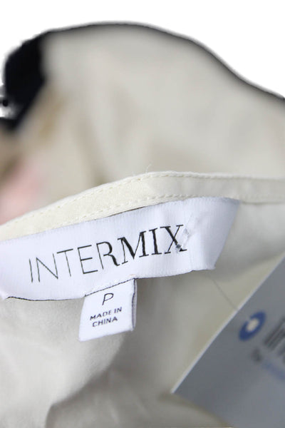 Intermix Womens Camisole White Silk V Neck Sleeveless Petite Size PP