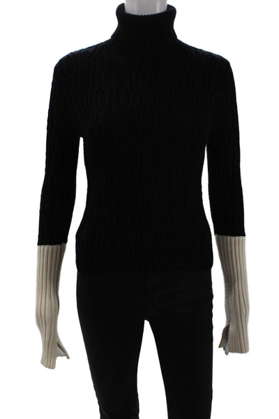 Zara Women Turtleneck Pullover Black Size S
