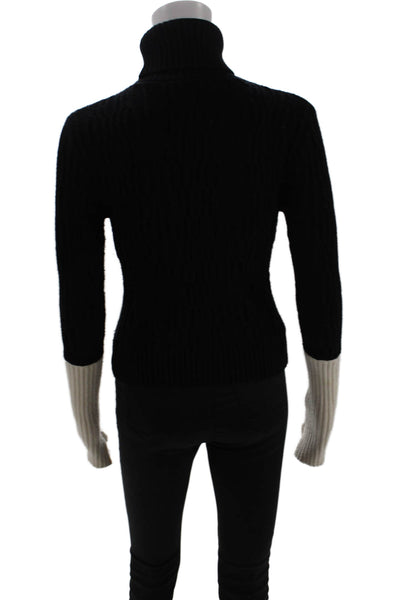 Zara Women Turtleneck Pullover Black Size S