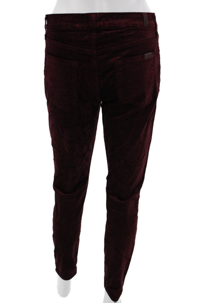 7 For All Mankind Women Brown Ankle Jegging Pants Size 29