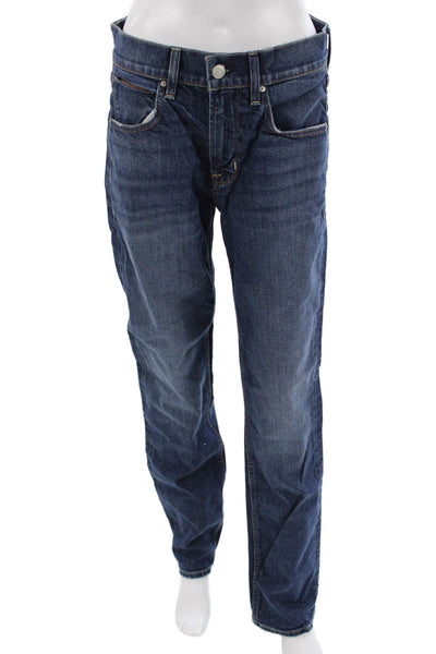 Hudson Mens Dark Blue Straight Jeans Size 3
