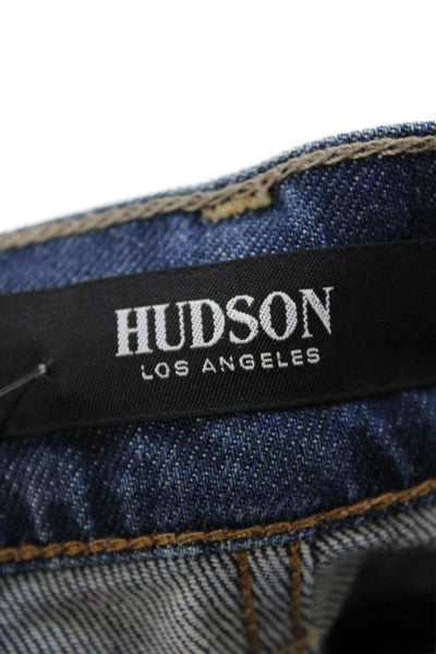 Hudson Mens Dark Blue Straight Jeans Size 3