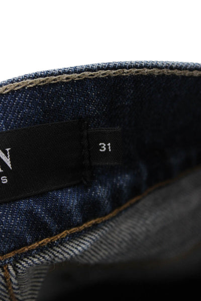 Hudson Mens Dark Blue Straight Jeans Size 3