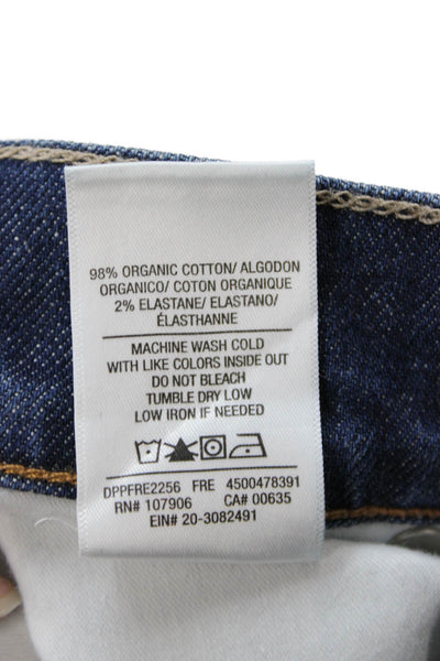 Hudson Mens Dark Blue Straight Jeans Size 3