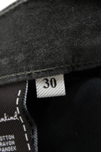 7 For All Mankind Womens Dark Gray Pants Size 30