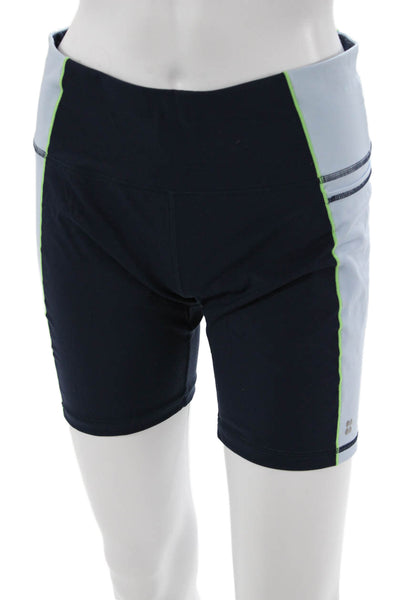 Sweaty Betty Unisex Biker Nylon Shorts Dark Blue Sports Size 8