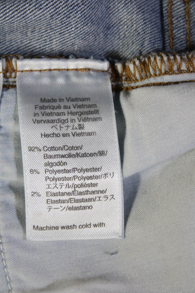J Crew Womens Skinny Mid Rise Blue Jeans Tall Size 29