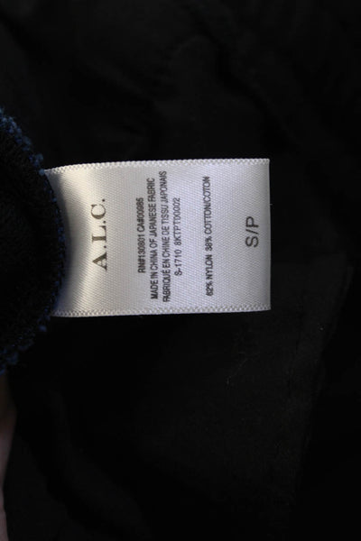 A.L.C. Unisex Cropped Ankle Pants Black Zip Size S