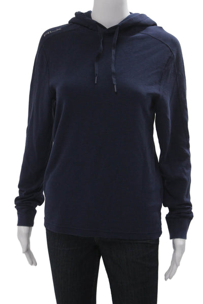 RLX Ralph Lauren Mens Pullover Hoodie Blue Lyocell Size S