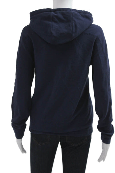 RLX Ralph Lauren Mens Pullover Hoodie Blue Lyocell Size S
