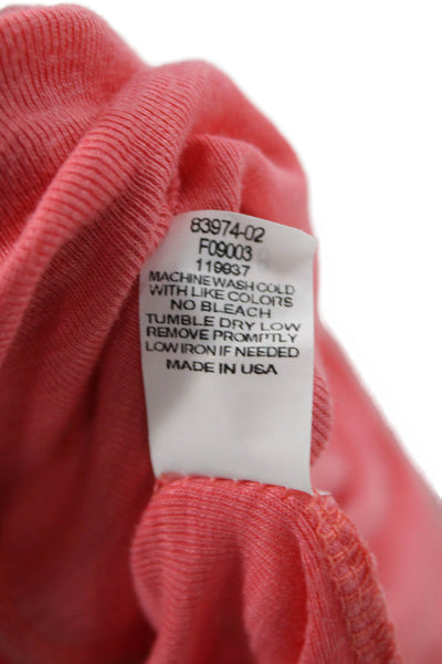 Michael Stars Women Basic Sleeveless Tank Pink Supima Modal Size One Size