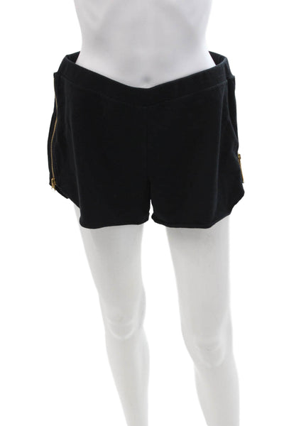 Sundays Unisex Sweat Shorts Black Zip Size 2