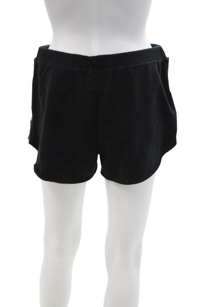Sundays Unisex Sweat Shorts Black Zip Size 2
