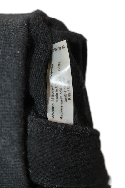 Sundays Unisex Sweat Shorts Black Zip Size 2