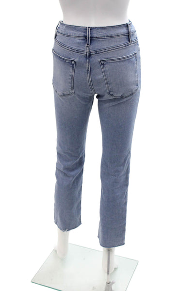 Frame Womens Ankle Skinny Cropped Blue Jeans Size 27