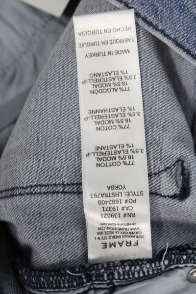 Frame Womens Ankle Skinny Cropped Blue Jeans Size 27