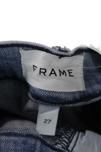 Frame Womens Ankle Skinny Cropped Blue Jeans Size 27