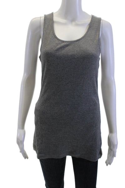 Sweaty Betty Womens Basic Gray Sleeveless Tank Round Neck Size XL