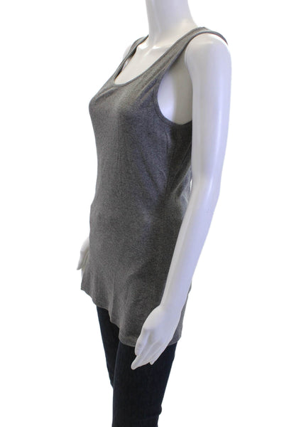 Sweaty Betty Womens Basic Gray Sleeveless Tank Round Neck Size XL
