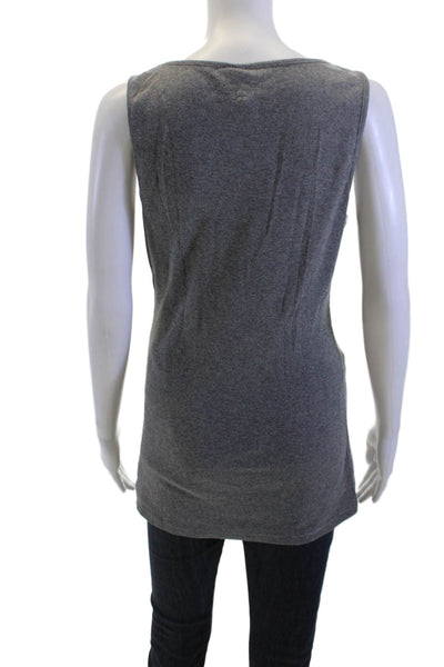Sweaty Betty Womens Basic Gray Sleeveless Tank Round Neck Size XL