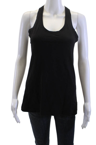 Lululemon Womens Black Nylon Basic Sleeveless Tank Round Neck Size 8
