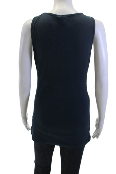 Sweaty Betty Women Basic Dark Blue Tank Sleeveless Round Neck Size L