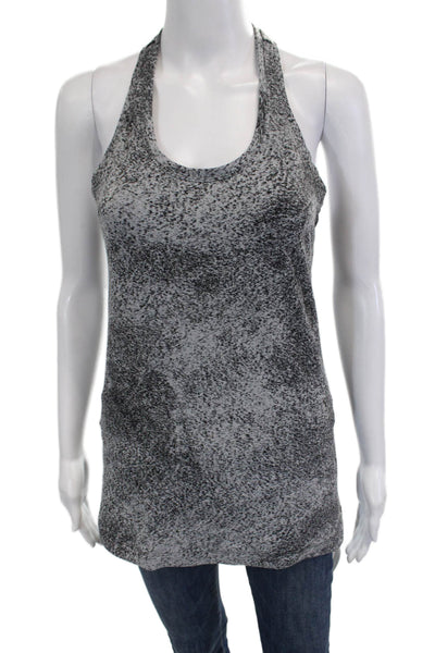 Lululemon Women Sleeveless Tunic Tank Black Nylon Round Neck Size 8