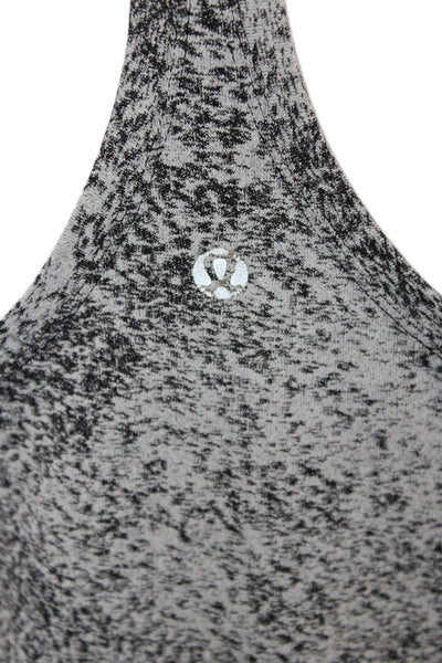 Lululemon Women Sleeveless Tunic Tank Black Nylon Round Neck Size 8