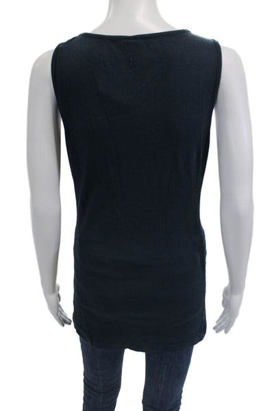 Sweaty Betty Womens Dark Blue Recycled Polyester Basic Tank Size L