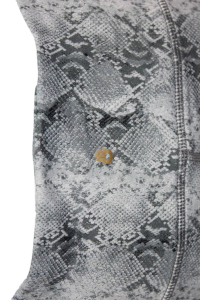 Spiritual Gangster Womens Ankle Jeggings Animal Print Black Size L