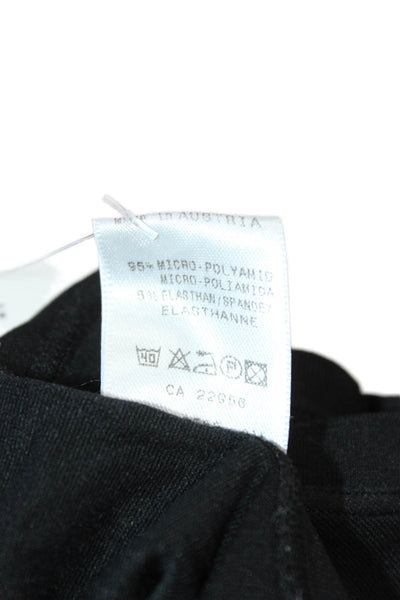 Hanro Womens Basic Black Tank Round Neck Micro Polyamide Size L