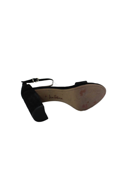 Sam Edelman Womens Open Toe Ankle Strap High Heels Black Size 8.5