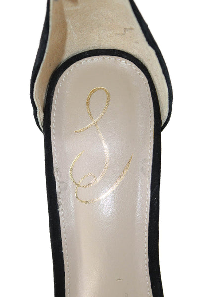 Sam Edelman Womens Open Toe Ankle Strap High Heels Black Size 8.5