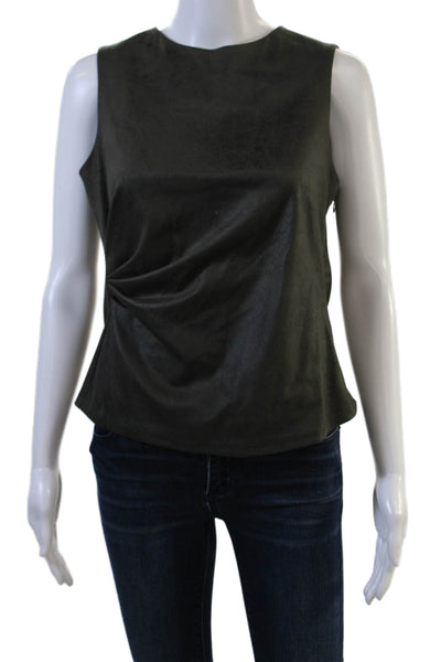 Drew Women Classic Black Sleeveless Round Neck Tank Size S