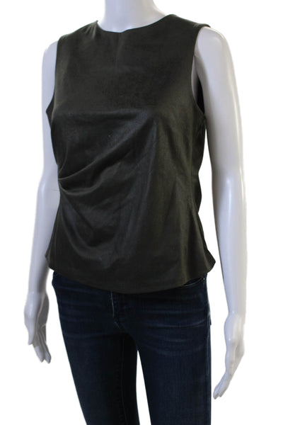 Drew Women Classic Black Sleeveless Round Neck Tank Size S